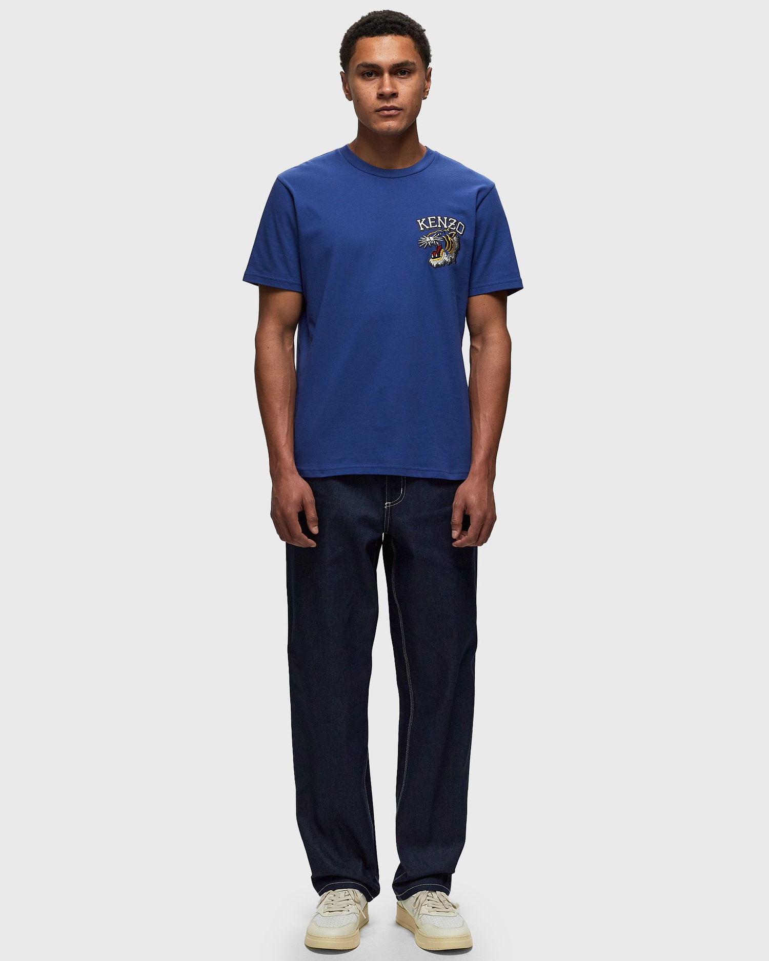 Tričko KENZO TIGER VARSITY SLIM TEE Modrá | FE55TS1864SG.75, 1