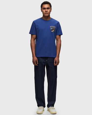 Tričko KENZO TIGER VARSITY SLIM TEE Modrá | FE55TS1864SG.75, 1