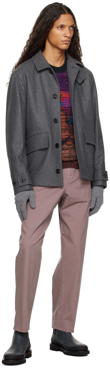 Bunda Paul Smith PS Paul Smith Flap Pocket Jacket Šedá | M2R-490Y-L21059-72, 3