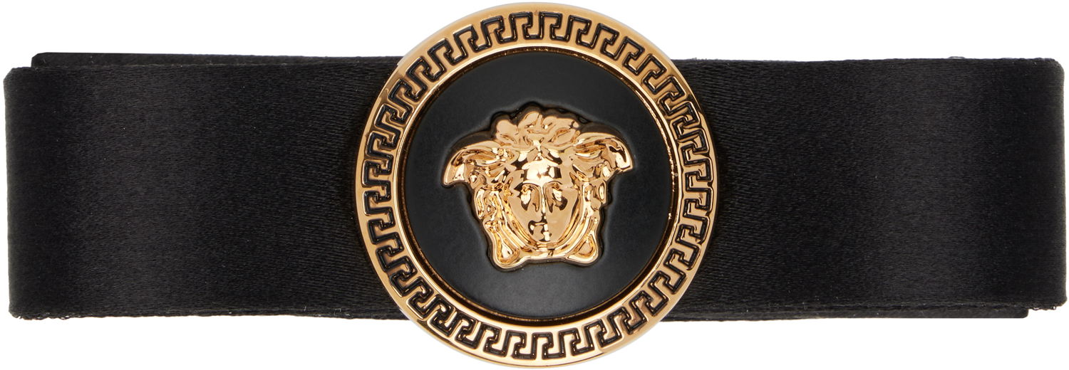 Spona Versace Versace Gianni Ribbon Hair Clip Čierna | 1012256_1A10920, 0