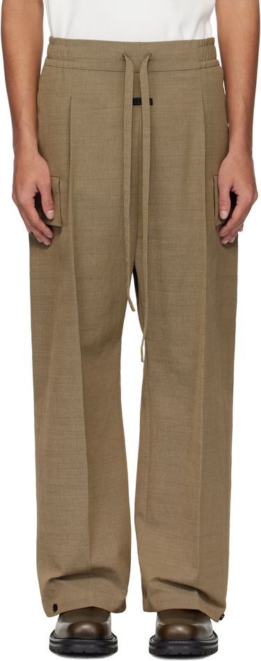Nohavice Fear of God Fear of God Wide Leg Cargo Pants Hnedá | FGE240-402HNW, 0