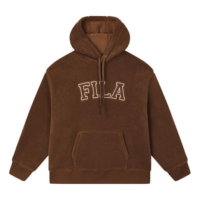 Mikina FILA Warm Fleece Hoodie Hnedá | F11U339203F-DK