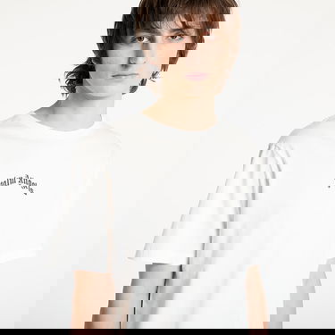 Tričko Palm Angels Back Curved Logo Slim Tee Off White/ Black Biela | PMAA089S25JER0040310, 1