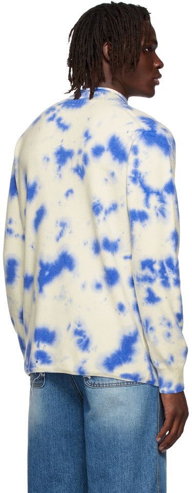 Sveter We11done We11done Tie-Dye Sweater Modrá | WD-KT1-22-604-U-BL, 2