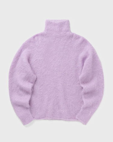 Sveter American Vintage NUNY High Neck Pullover Fialová | NUN18BH24-ORCHIDEE-CHINE, 0