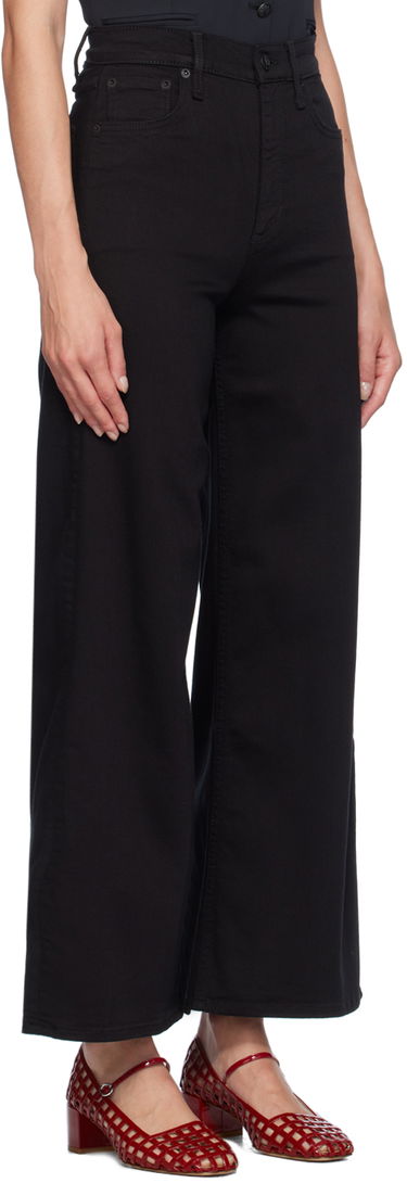 Džínsy rag & bone Sofie Ankle Ultra Wide-Leg Jeans Čierna | WDD24F3000N5BL, 1