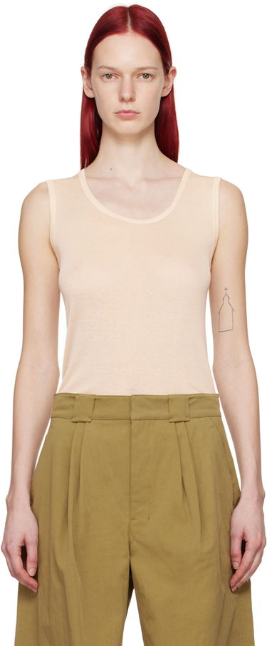 Tielko LEMAIRE LEMAIRE Seamless Tank Top Béžová | TO1159 LK1017, 0