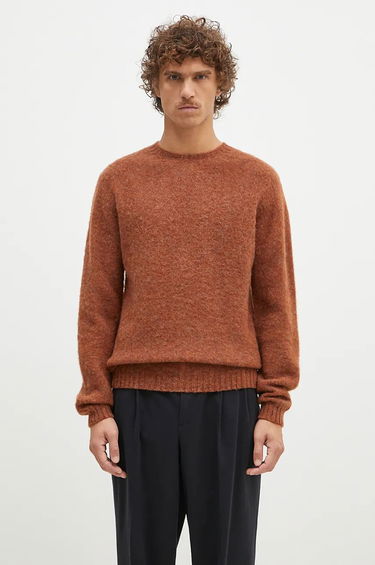 Sveter NORSE PROJECTS Birnir Brushed Lambswool Crewneck Sweater Hnedá | N45.0520.4001, 0