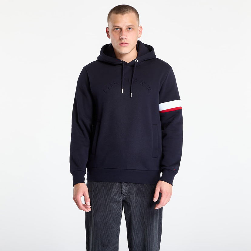 Mikina Tommy Hilfiger Sweatshirt Rwb Insert Hoodie Desert Sky Navy | MW0MW40479-DW5