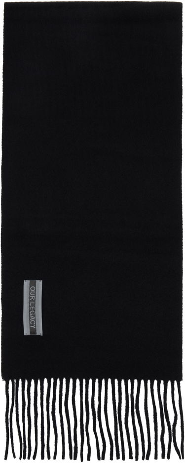Šál OUR LEGACY Estate Scarf Čierna | A4248EAB, 2