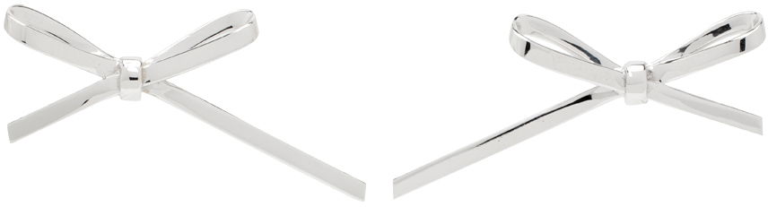 Náušnice We11done We11done Bow Stud Earrings Metalická | WD-AJ0-24-521-U-SV, 0