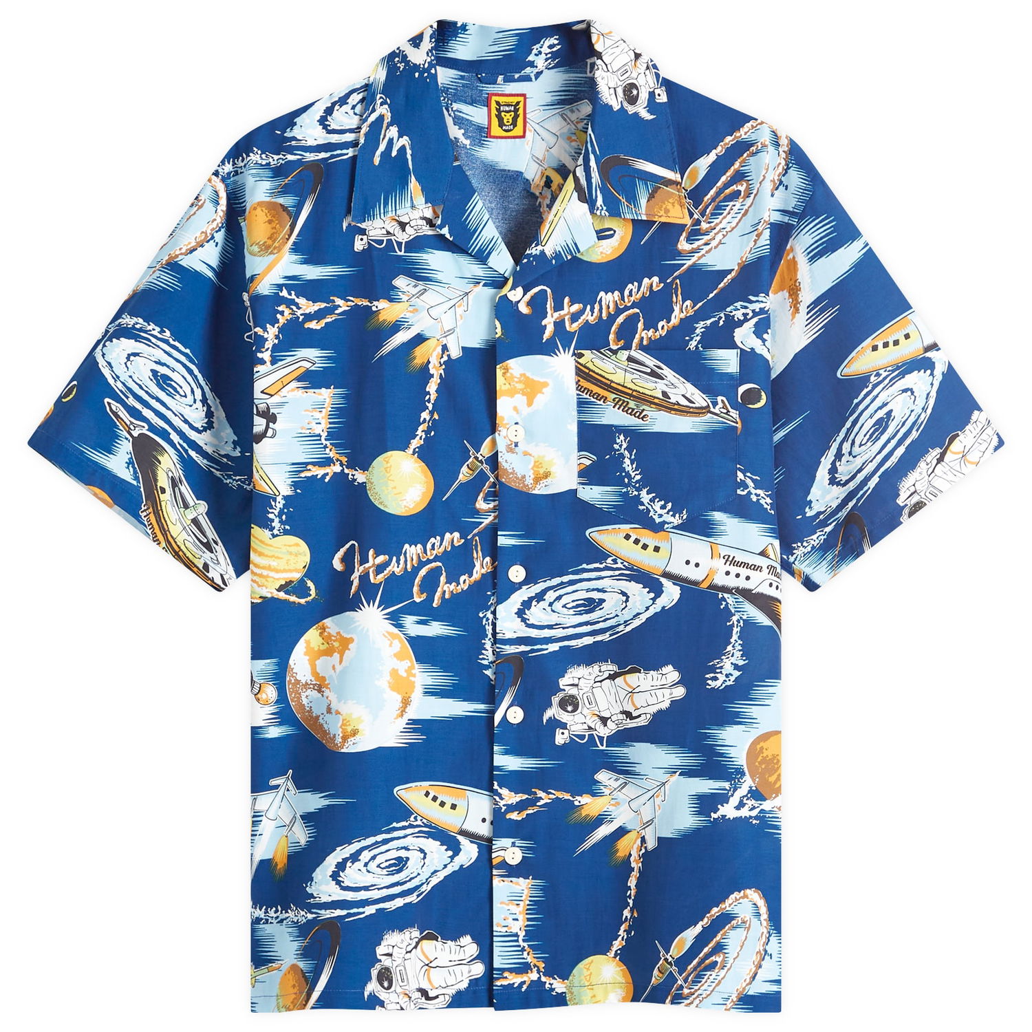 Košeľa Human Made Vacation Shirt 'Space' Modrá | HM27SH024-BL, 1