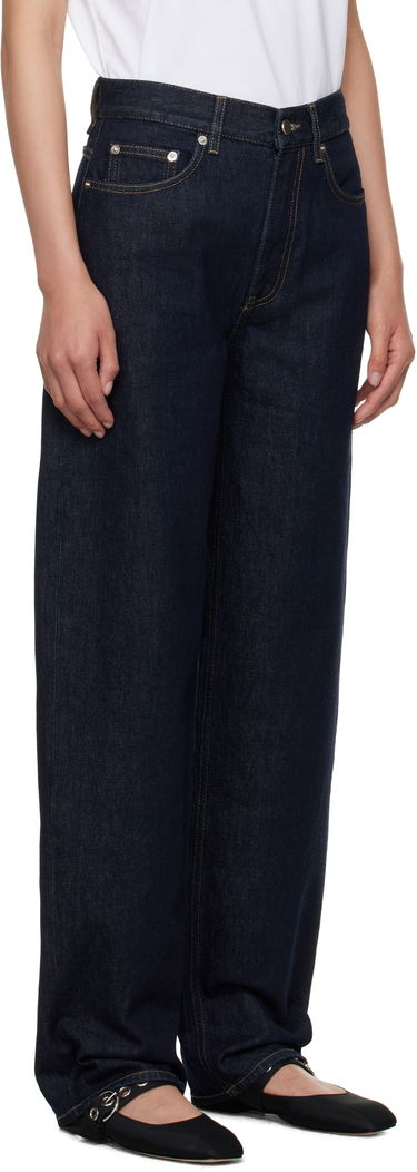 Džínsy Loulou de Saison Loulou de Saison Samur Straight-Leg Jeans Modrá | SAMUR LDS, 1