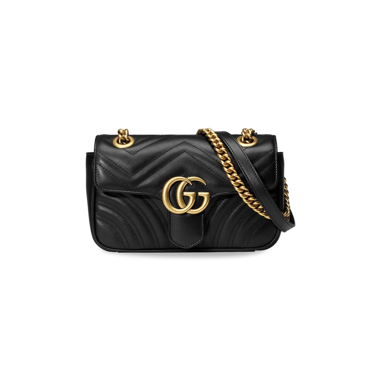 Kabelka Gucci GG Marmont Matelassé Mini Bag Čierna | 446744 DTDIT 1000, 1