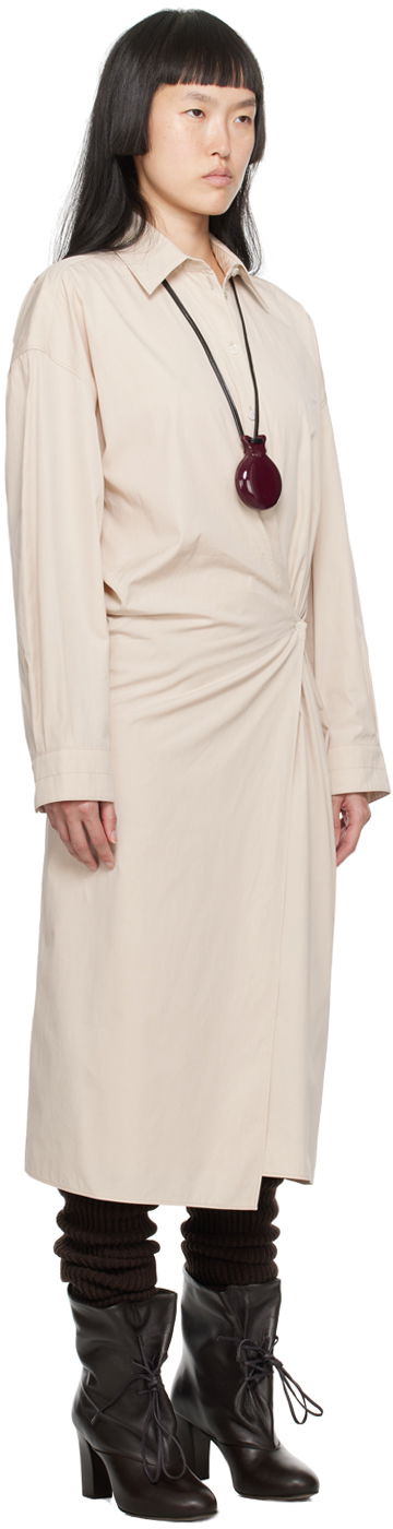 Šaty LEMAIRE Lemaire Twisted Midi Dress Béžová | DR1024 LF1106, 1