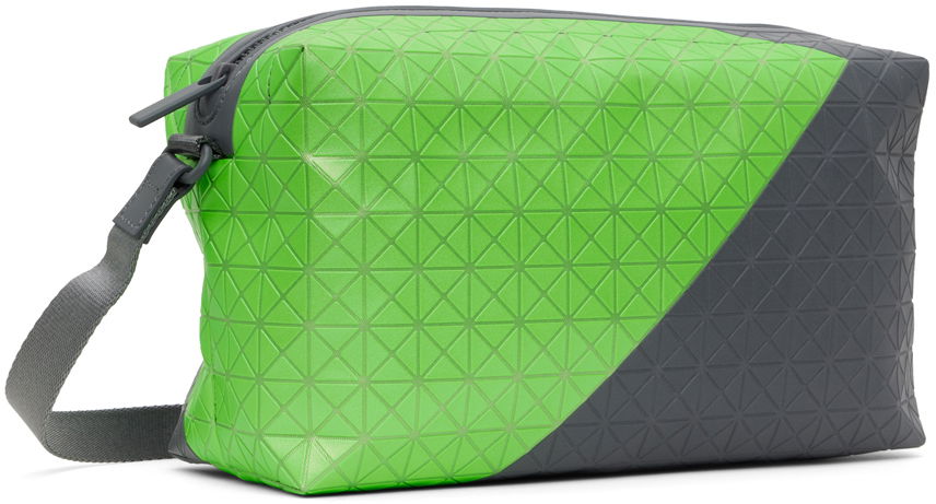 Cestovná taška BAO BAO ISSEY MIYAKE Geometric Pattern Saddle Bag Zelené | BB47AG133, 1