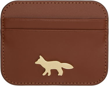 Peňaženka MAISON KITSUNÉ Maison Kitsuné Edie Card Holder Hnedá | OW05700LR0001, 3