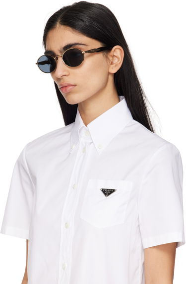 Slnečné okuliare Prada Prada Eyewear Collection Round Sunglasses Metalická | 0PR 65ZS 8056597877329, 3