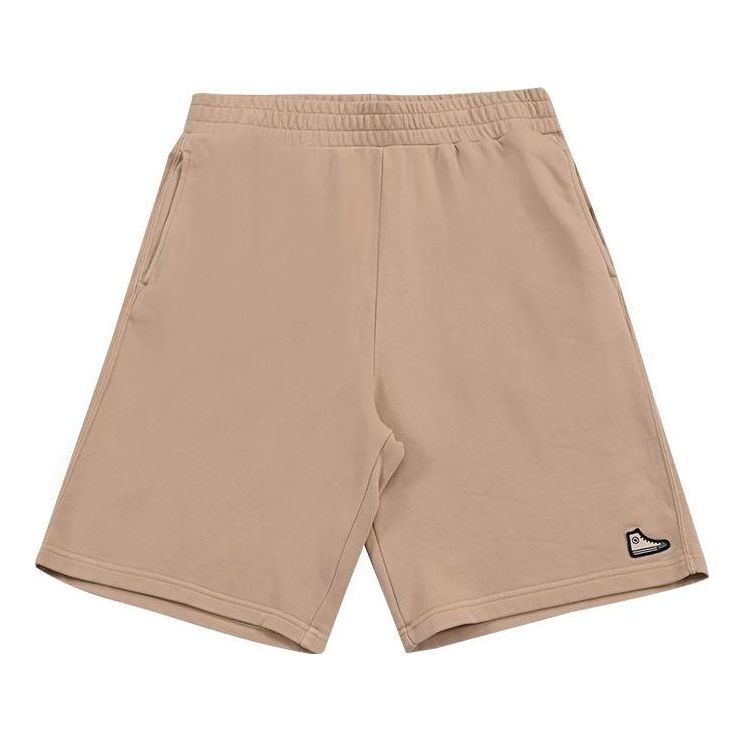 Šortky Converse Converse Go-To Patch French Terry Shorts Béžová | 10024765-A02