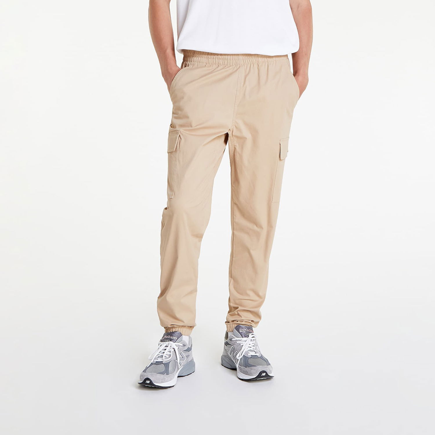 Nohavice New Balance Athletics Pants Béžová | MP13501INC, 0