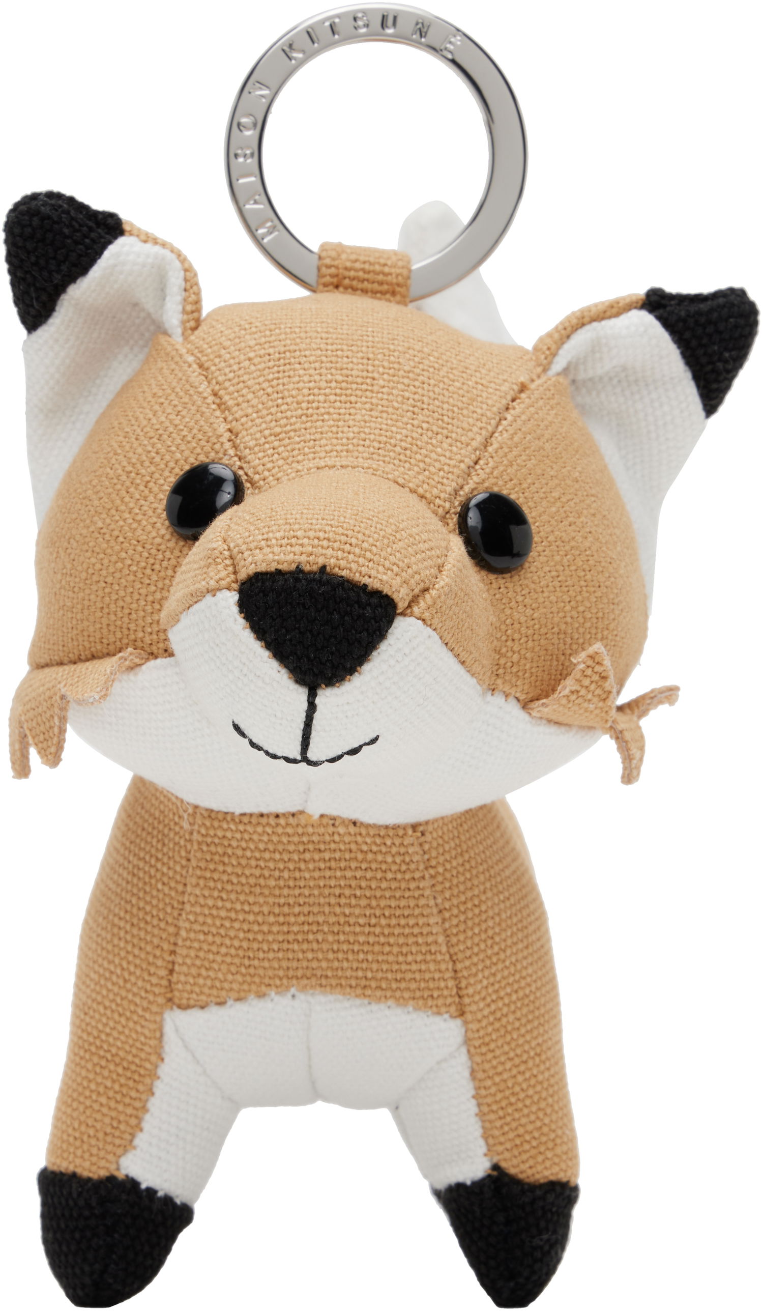 Kľúčenka MAISON KITSUNÉ Maison Kitsuné Fox Bag Charm Keychain Béžová | OW06906WW0107, 0