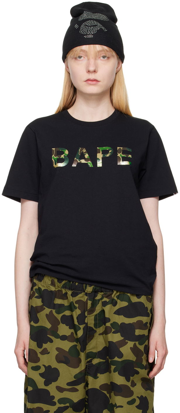 Tričko BAPE BAPE Black Abc Camo Glitter T-Shirt Čierna | 001TEK302038L