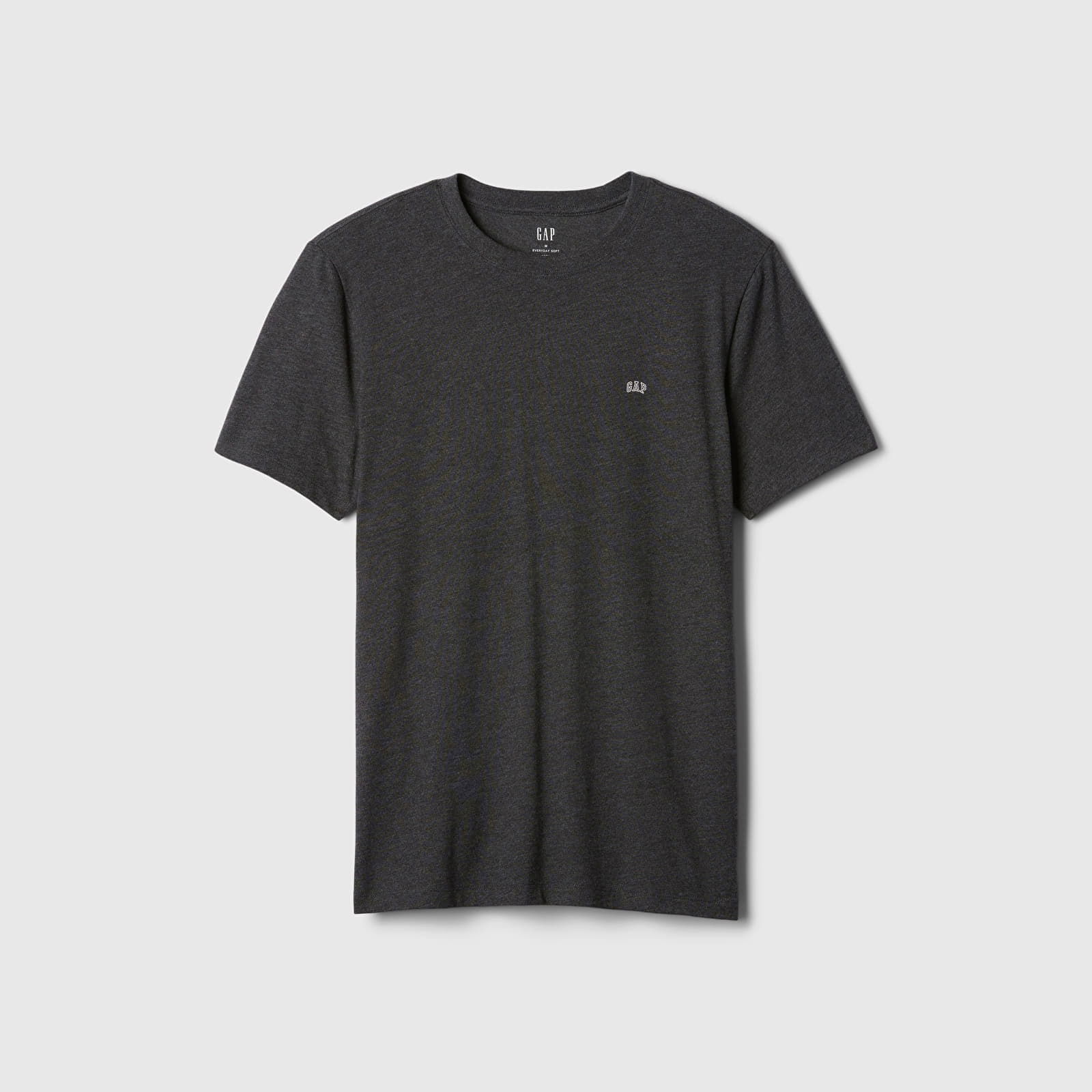 T-shirt Micro Logo Crew Charcoal Heather S