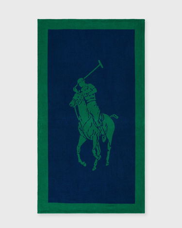 Doplnky Polo by Ralph Lauren Polo Ralph Lauren Polo Jacquard Beach Towel 100cm x 170cm Modrá | 1023406, 0