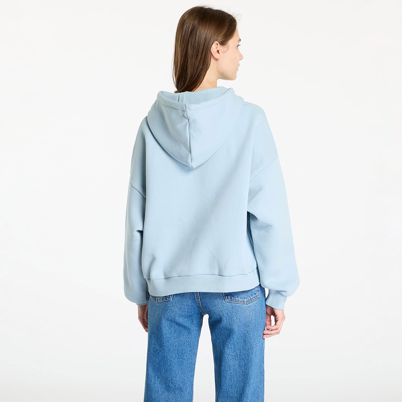 Small Signature Essential OS Hoodie Light Blue