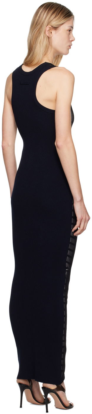 Šaty Jean Paul Gaultier Jean Paul Gaultier 'The Bi-Material Marinière' Striped Maxi Dress Čierna | 24/30-F-RO213B-M064-590100, 2