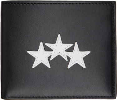Peňaženka AMIRI Leather Bifold Wallet with Three Star Applique Čierna | AMACBI1012, 0