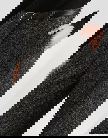 Nohavice Dolce & Gabbana Dolce & Gabbana Striped Wool Trousers Šedá | FTC31TFRZANS8051, 3