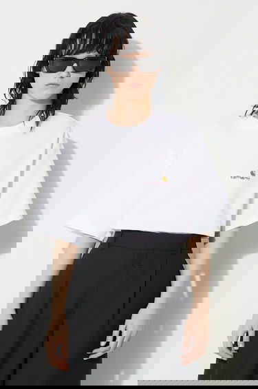 Tričko Carhartt WIP S/S American Script T-Shirt Čierna | I032218.02XX, 3