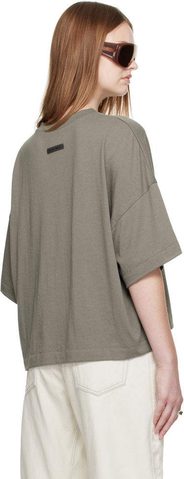 Tričko Fear of God Fear of God ESSENTIALS Boxy T-Shirt Zelené | 125SP257167FW, 2