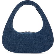 Coperni Denim Baguette Swipe Bag