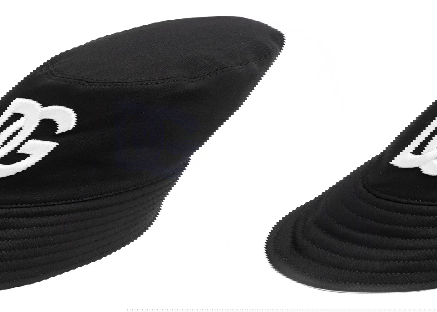 Klobúk Dolce & Gabbana Embroidered DG Bucket Hat Black/White Čierna | GH701ZFUFJV, 0