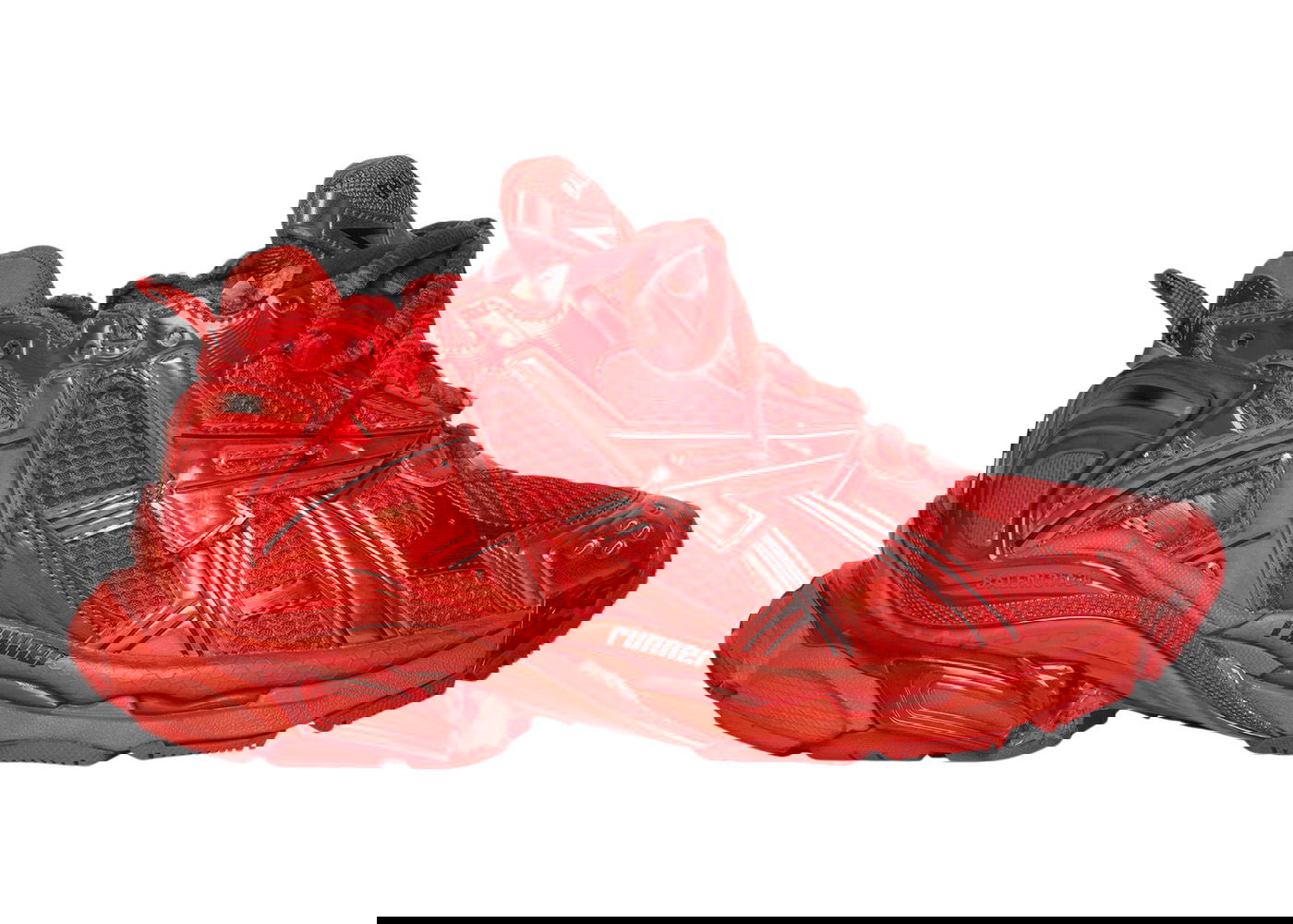 Tenisky a topánky Balenciaga Runner Red Červená | 677403W3RB16000, 0