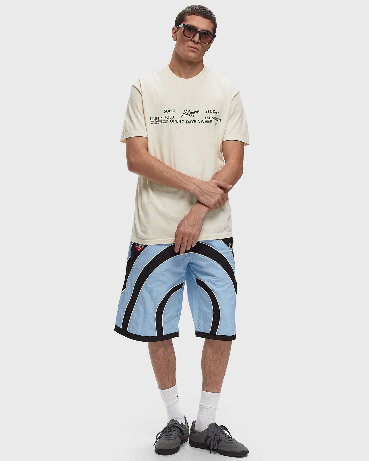 Tričko KidSuper Laundromat Graphic Print T-Shirt Béžová | AW24-TEE-21, 1