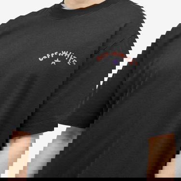 Tričko Off-White Star Arrow Skate T-Shirt Čierna | OMAA120S25JER0081001, 5