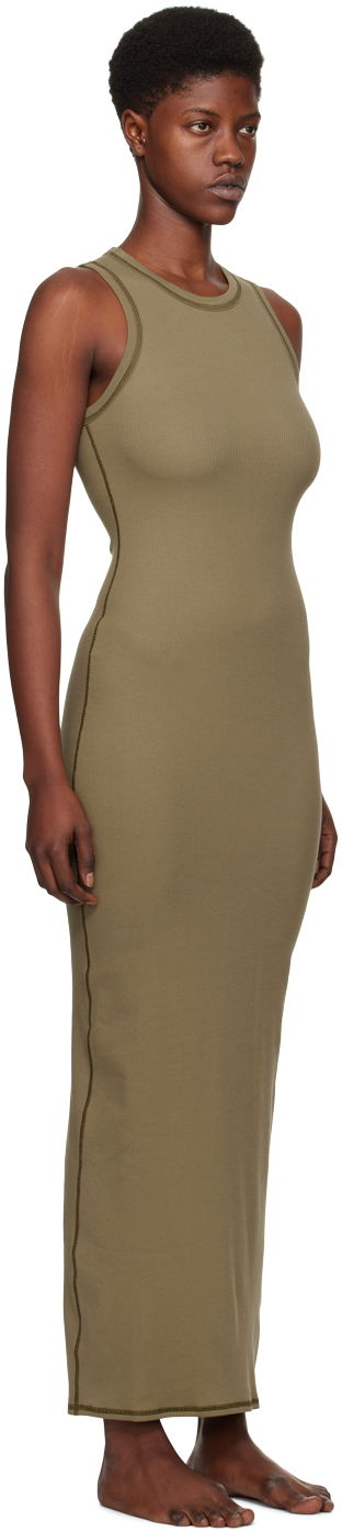 Šaty SKIMS Rib Sleeveless Maxi Dress Zelené | DR-MAX-3944, 1