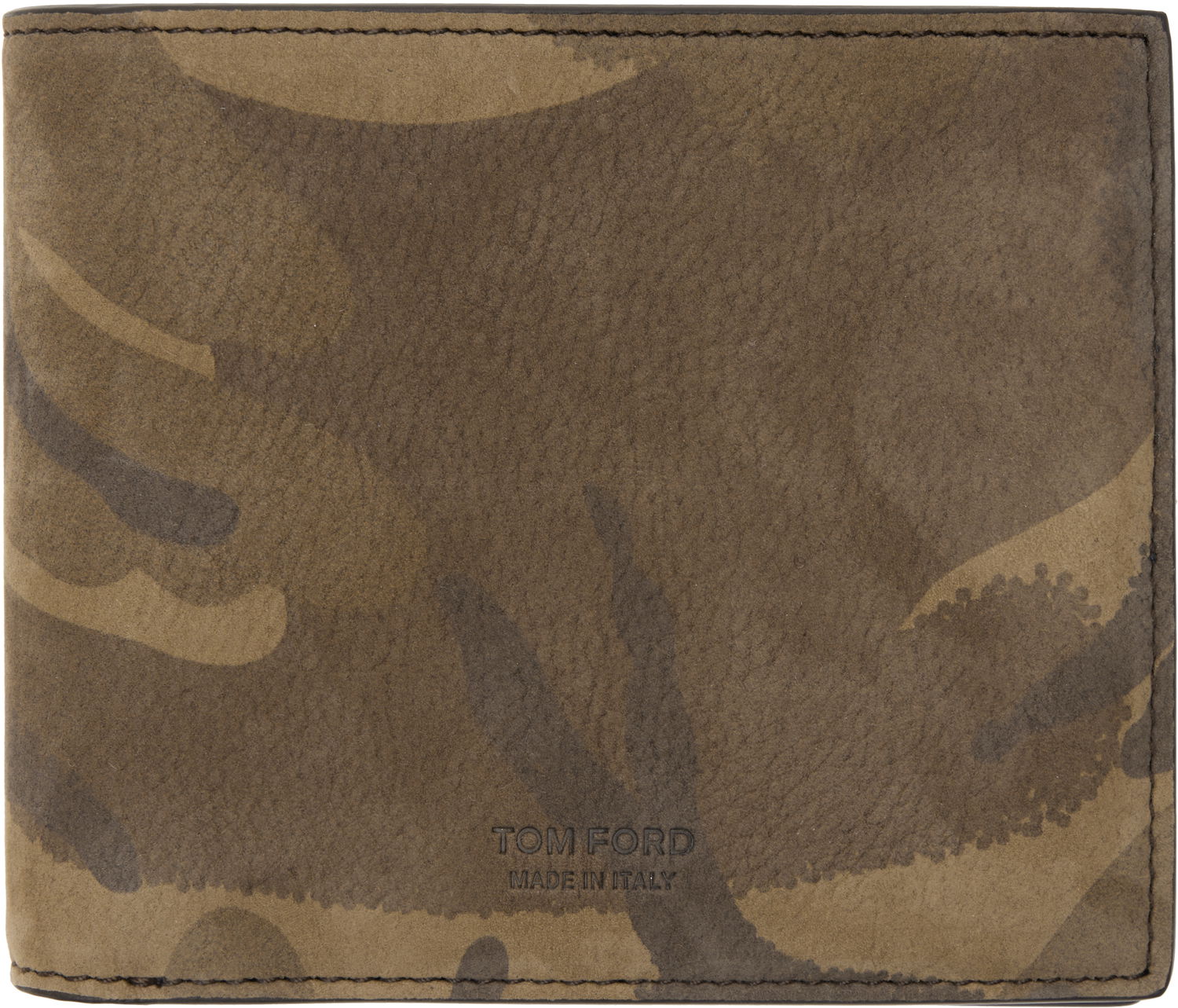 Peňaženka Tom Ford Tom Ford Camo Nubuck Bifold Wallet Hnedá | Y0228-ICL113G, 0