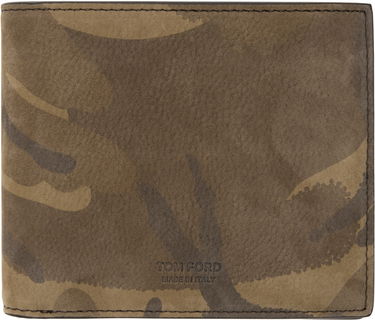 Peňaženka Tom Ford Tom Ford Camo Nubuck Bifold Wallet Hnedá | Y0228-ICL113G, 0