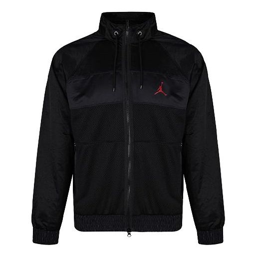 Vetrovka Jordan Jordan Stand Collar Logo Casual Woven Sports Jacket Čierna | AV1303-011