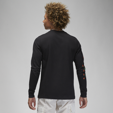 Tričko Jordan Long-Sleeve T-Shirt Čierna | FB7455-010, 1
