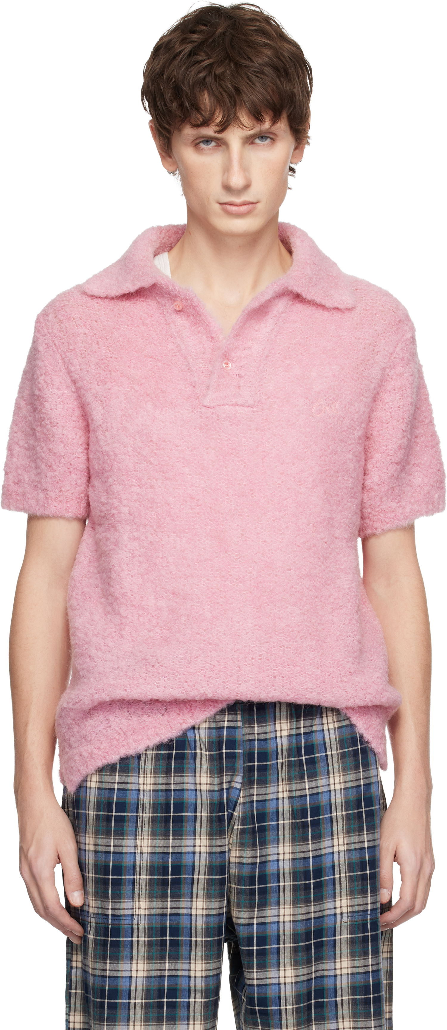 Polo tričko ERL Alpaca Short-Sleeve Polo Ružová | ERL11N009, 0