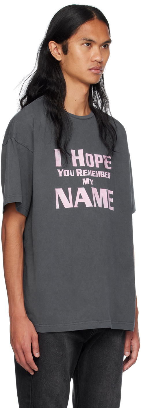 Tričko We11done We11done Lettering T-Shirt Šedá | WD-TT2-24-761-U-CH, 1