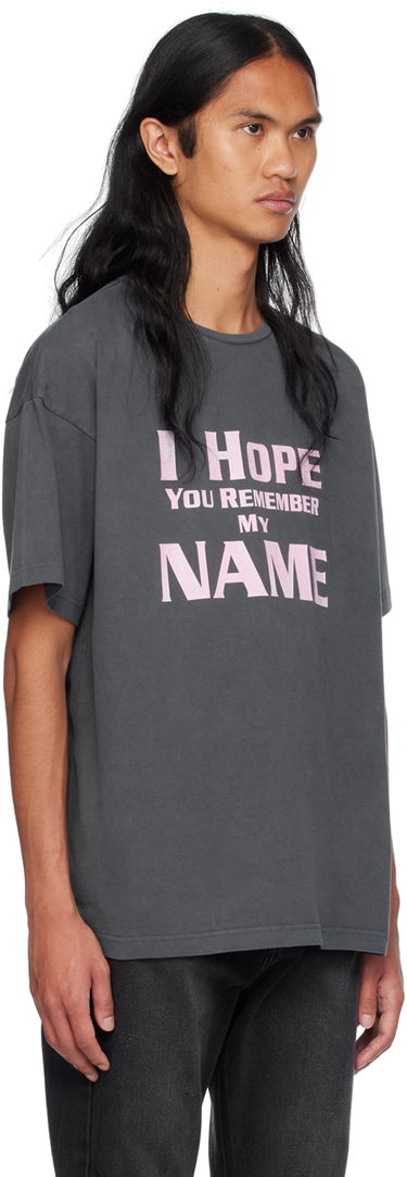 Tričko We11done We11done Lettering T-Shirt Šedá | WD-TT2-24-761-U-CH, 1