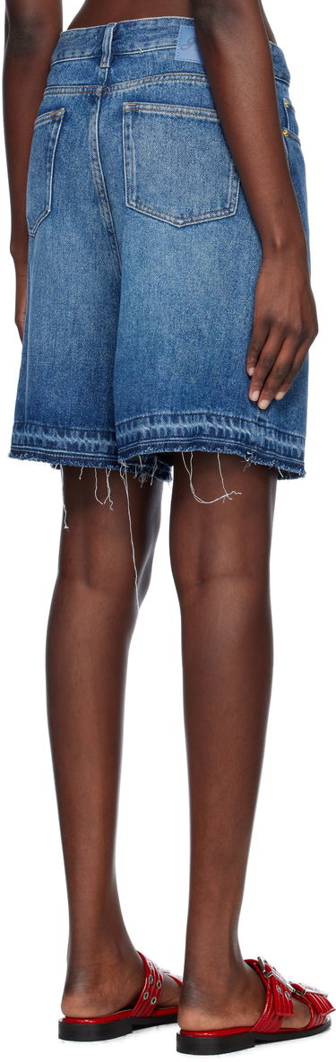Šortky GANNI GANNI Denim Shorts Modrá | J1702, 2