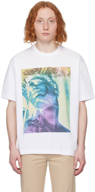 Tričko Paul Smith Paul Smith St Sebastian Graphic T-Shirt Biela | M1R-110Y-MP4276-01, 0
