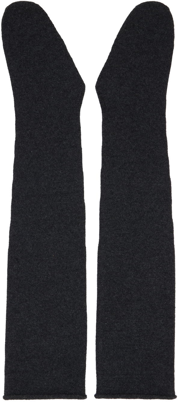 Ponožky The Row Long Cashmere Mittens Čierna | 6774-F377, 1